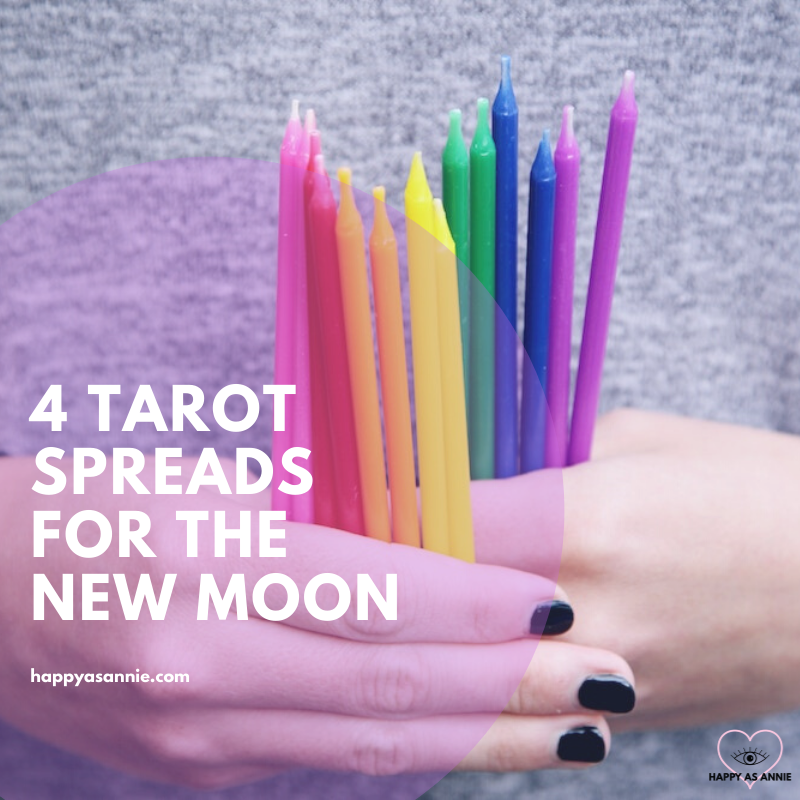 Happy As Annie | Four Tarot Spreads for the New Moon