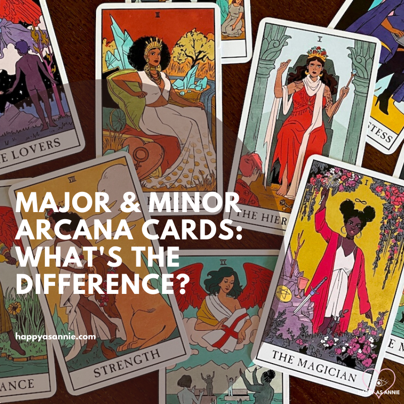 What's the Difference Between the Major & Minor Arcana Cards in Tarot? | Happy As Annie