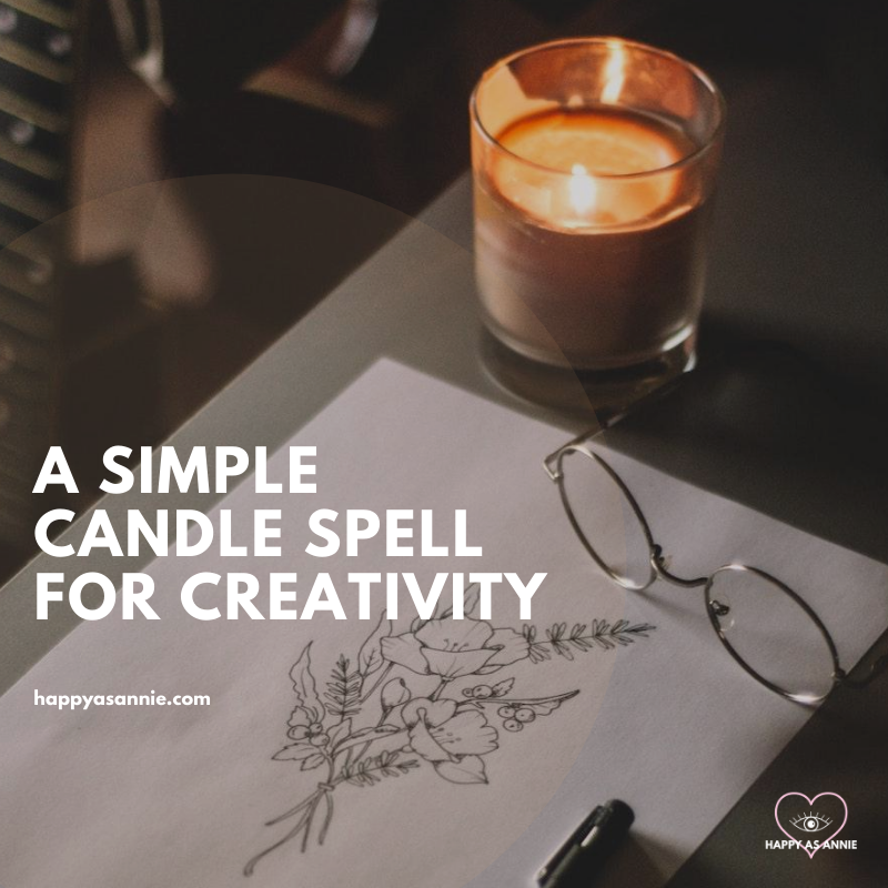 A Simple Candle Spell for Creativity | Happy As Annie. Creativity spell, candle magick for creative inspiration