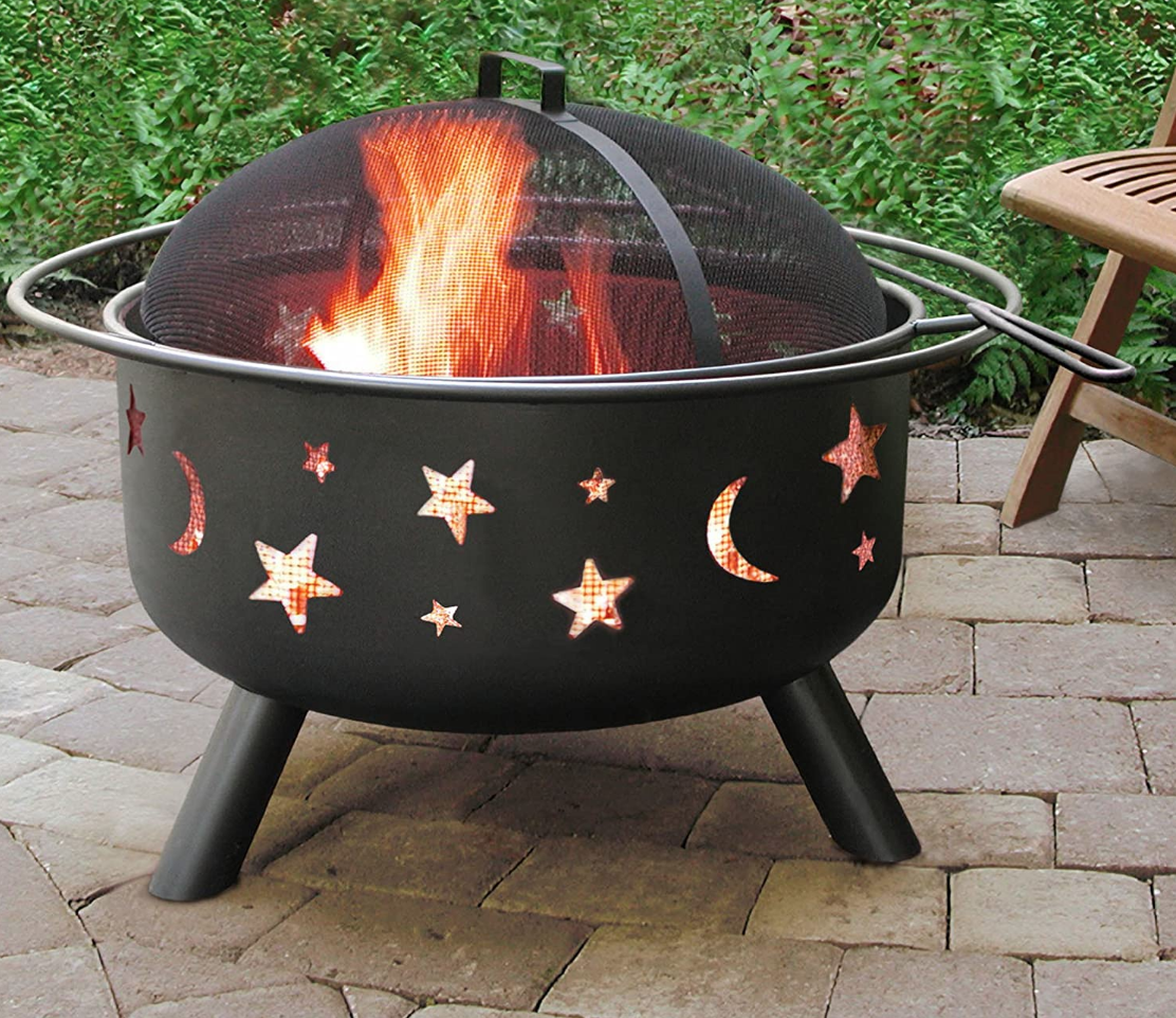 Landmann Big Sky Stars and Moon Fire Pit on The Ultimate Witchy Gift Guide by Happy As Annie