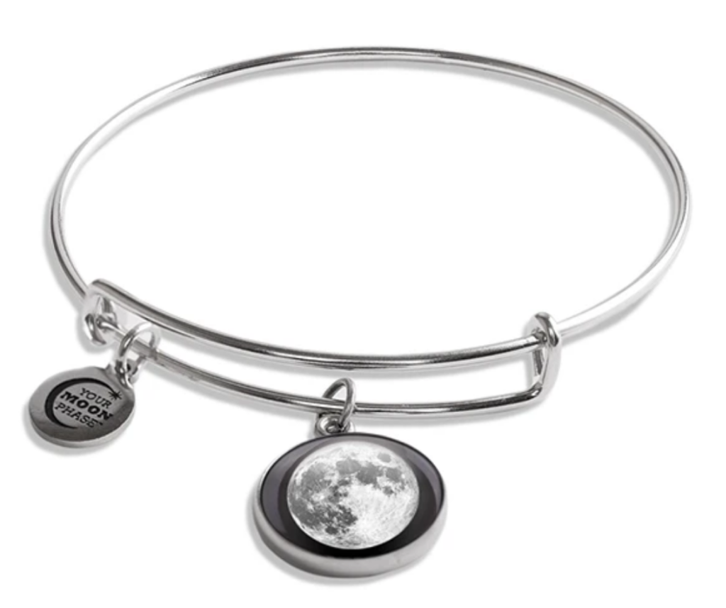 Custom Luna bangle bracelet by Your Moon Phase on The Ultimate Witchy Gift Guide by Happy As Annie