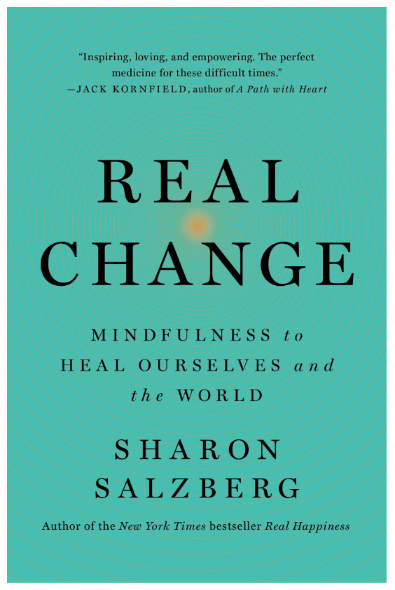 Real Change: Mindfulness to Heal Ourselves and Change the World by Sharon Salzberg on The Ultimate Witchy Gift Guide by Happy As Annie