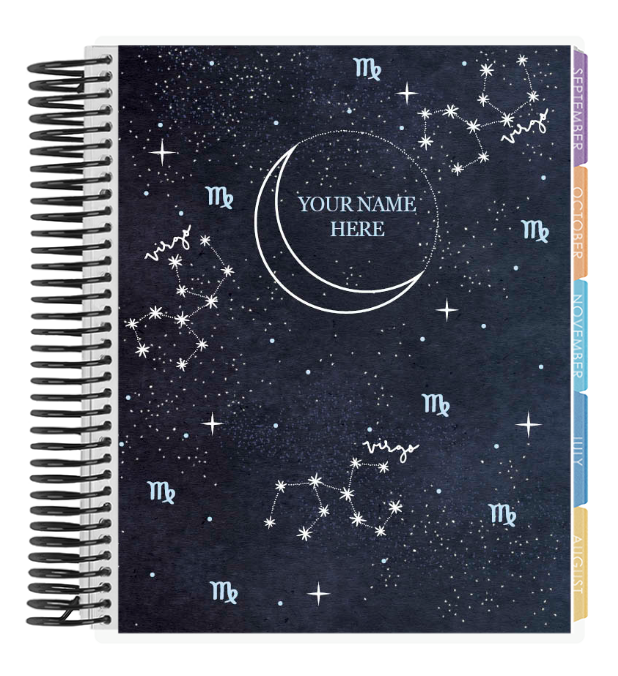 Erin Condren Life Planner with Personalized Zodiac Cover on The Ultimate Witchy Gift Guide by Happy As Annie