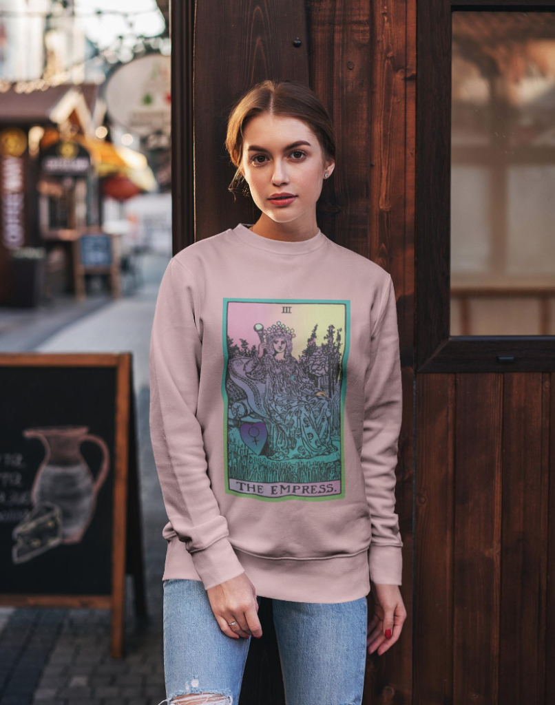 The Empress sweatshirt by Many Many Moons Ago on The Ultimate Witchy Gift Guide by Happy As Annie