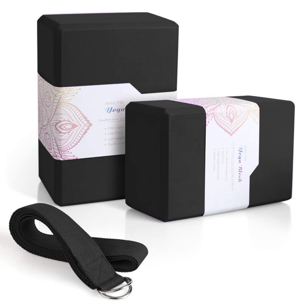 Yoga blocks and strap set on The Ultimate Witchy Gift Guide by Happy As Annie