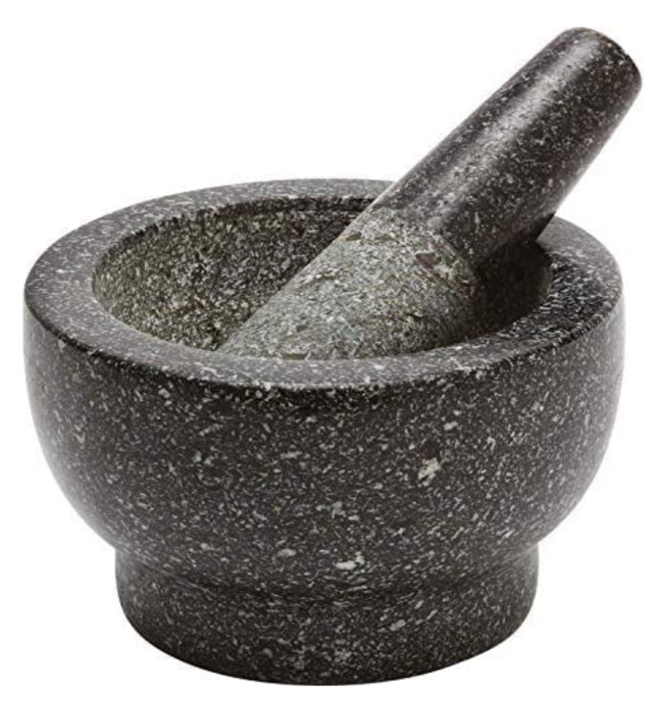 Granite mortar and pestle on The Ultimate Witchy Gift Guide by Happy As Annie
