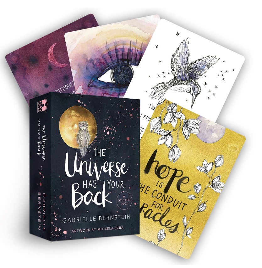 The Universe Has Your Back: Transform Fear to Faith cards by Gabrielle Bernstein on The Ultimate Witchy Gift Guide by Happy As Annie