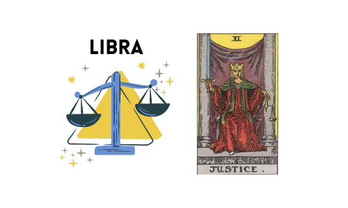 Tarot and Astrology Correspondence - Libra and Justice