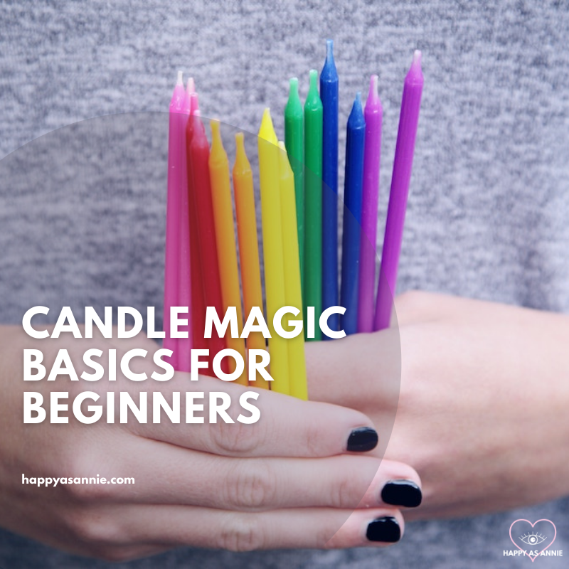 Candle Magic Basics for Beginners | Happy As Annie. Candle Magick for Beginner Witches - how candle magic works and what you need to get started