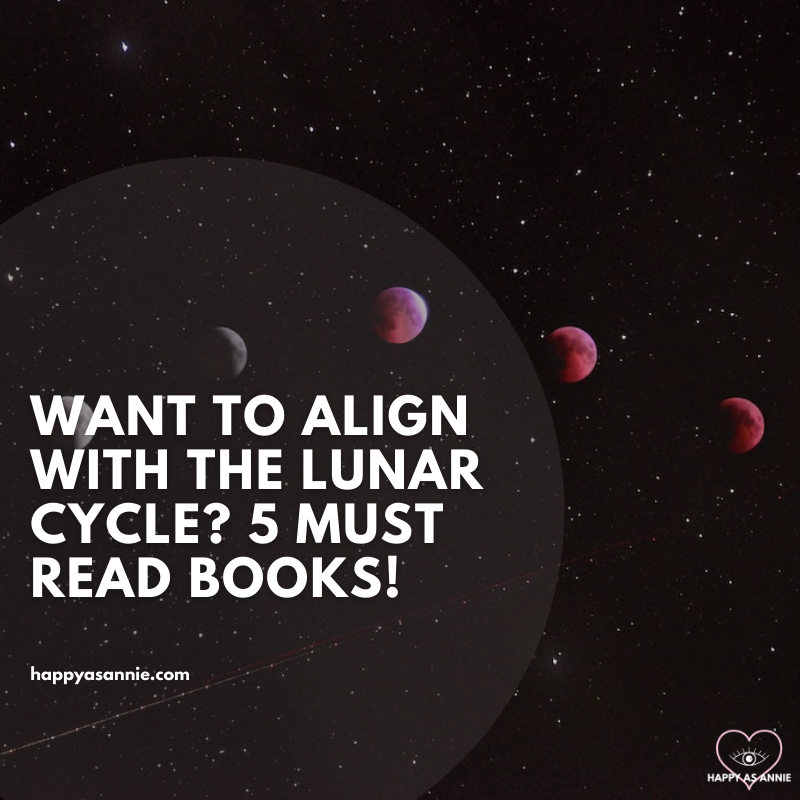 5 Must-Read Books to Help You Align with the Lunar Cycle by Happy As Annie. How long is the lunar cycle, and what are the moon phases? How the moon cycle works to bring powerful magic and rituals into our lives.