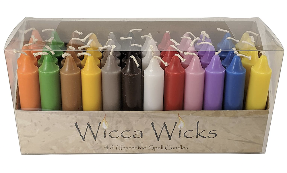 Spell Candles for Candle Magic by Wicca Wicks on Amazon