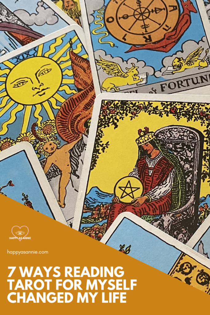 Thinking about learning to read tarot? Reading tarot cards for yourself is an invaluable journey to self-discovery and connecting with your intuition. My life changed in so many wonderful ways - both big and small - when I started working with tarot. Reading tarot cards has helped me process my emotions more effectively, make more aligned life decisions, and more. #learntarot #tarotforyourself #readtarotcards
