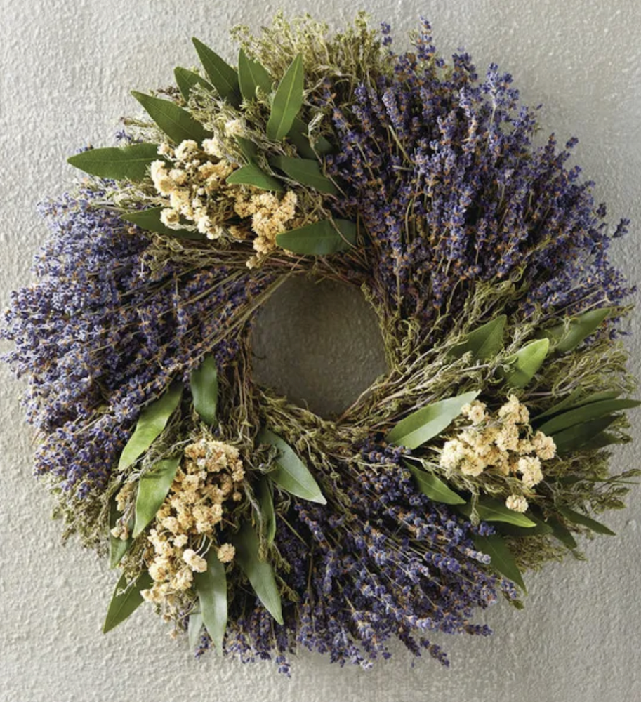 Lavender Herb Wreath by Harry & David | The Ultimate Graduation Gift Guide for the New Age Witchy Grad by Happy As Annie