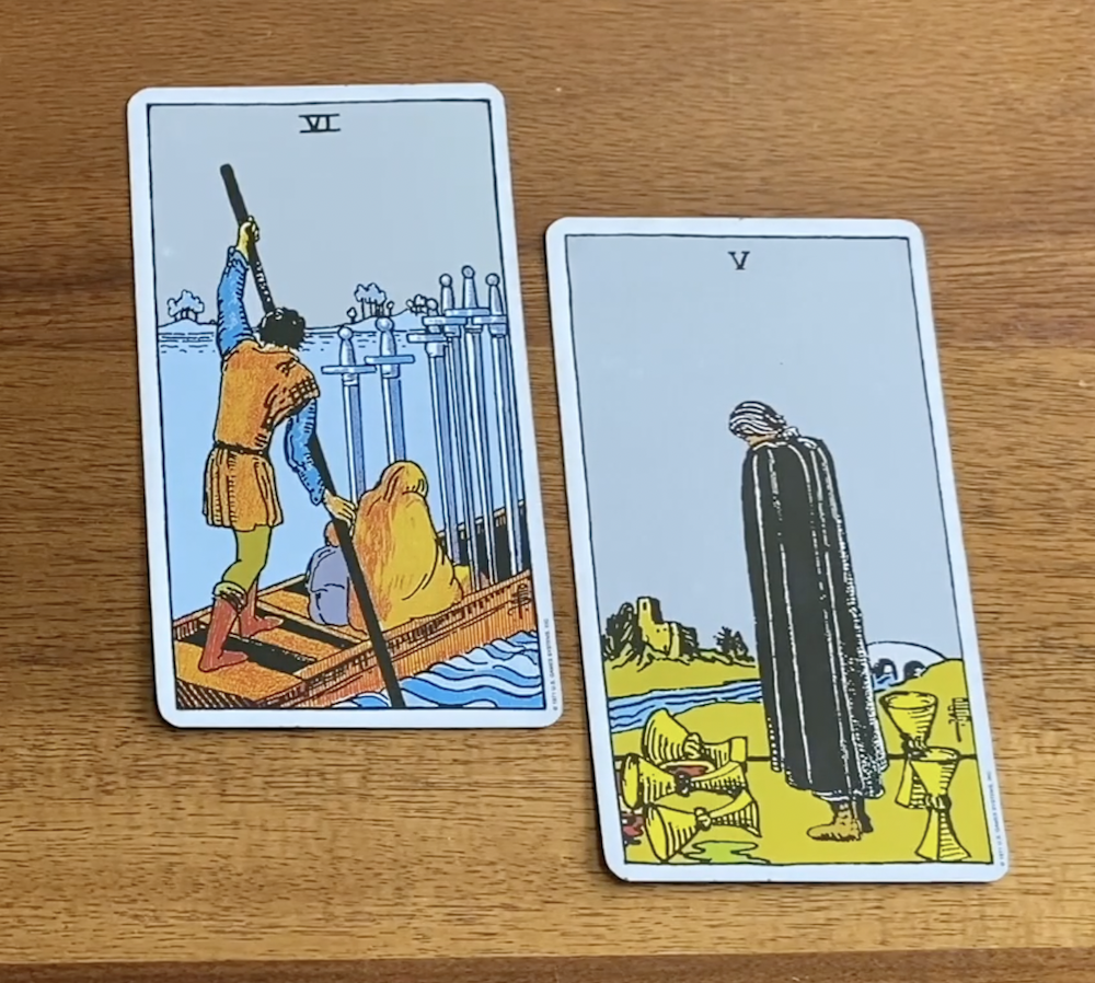 Sample Tarot Reading - Negative