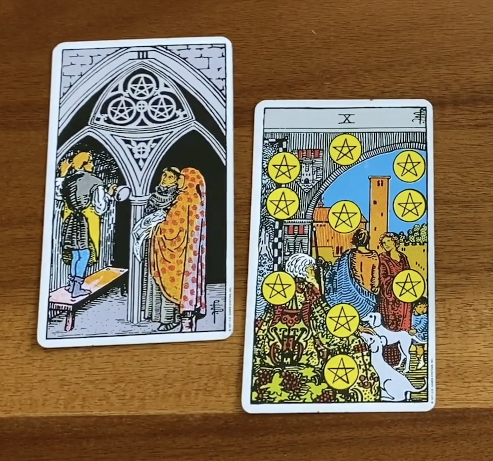 Sample Tarot Reading - Positive