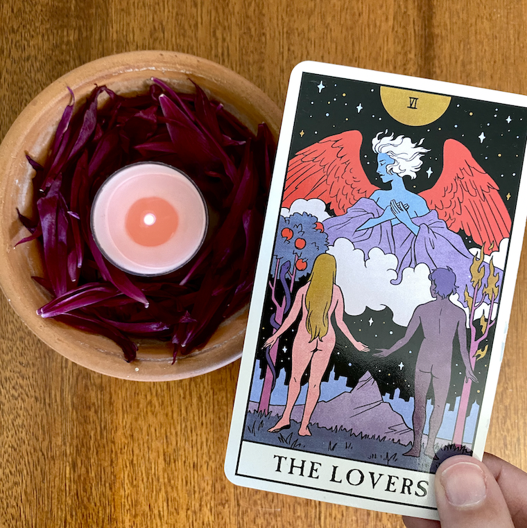 The Lovers Tarot Card Modern Witch Tarot Deck