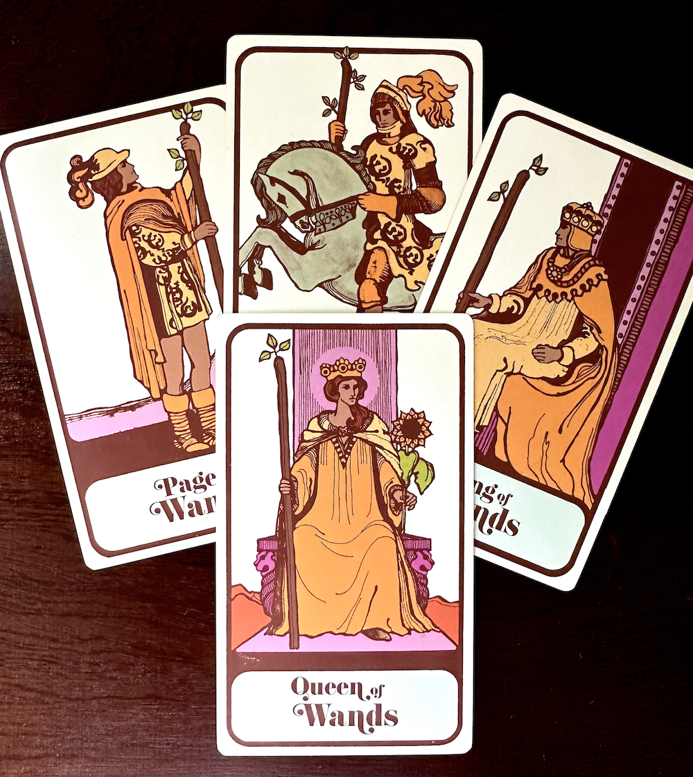 Insights into the Queen of Wands tarot card. The Queen of Wands Meaning with The Tarot Professor