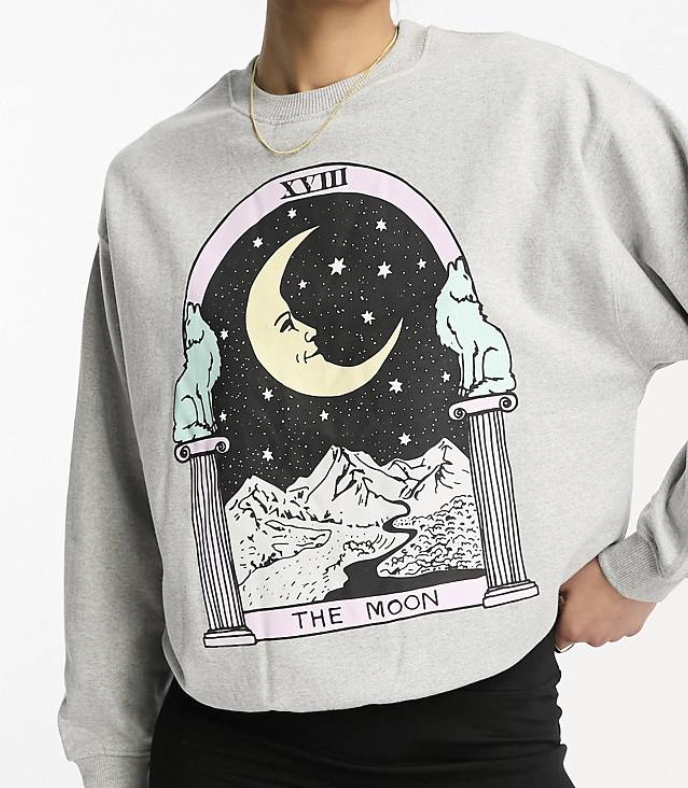 Moon Tarot Card Sweatshirt ASOS