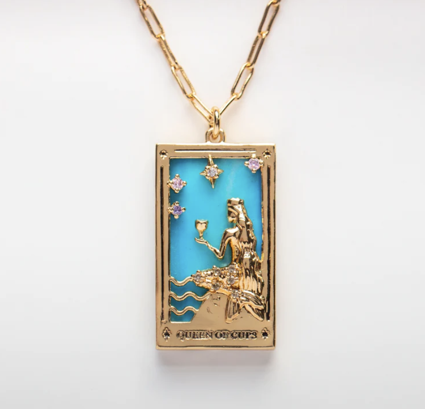 Tarot Jewelry Queen of Cups tarot necklace by Tai Jewelry