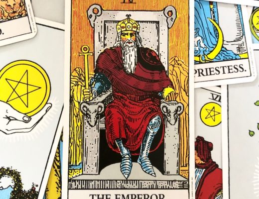 The Emperor and other Rider Waite Smith tarot cards