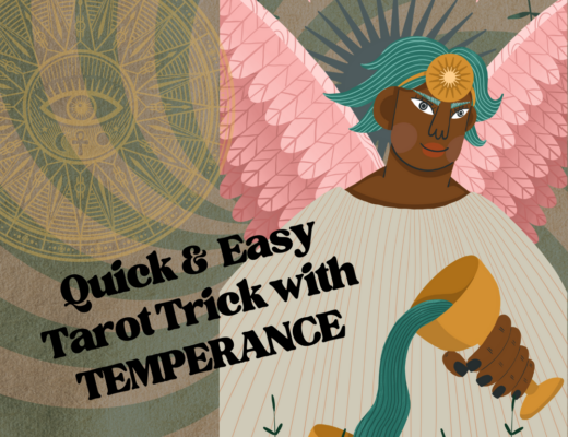 The Temperance tarot card in the Major Arcana is ruled by Sagittarius. Here is a quick and easy tarot trick to manifest the healing alchemy of Temperance this Sagittarius season