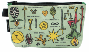 Tarot Symbols Zip Pouch Philosophers Guild